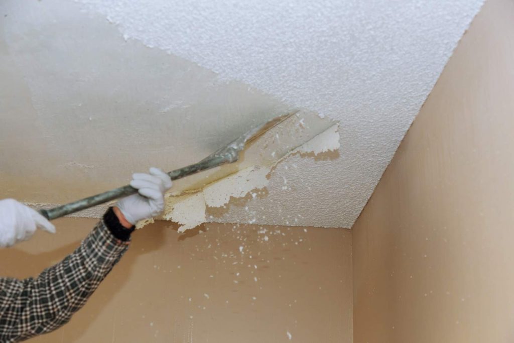 Popcorn ceiling removal mn